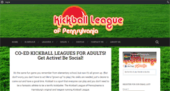 Desktop Screenshot of kickballpennsylvania.com